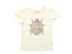 Wheat chalk t-shirt ladybug flower